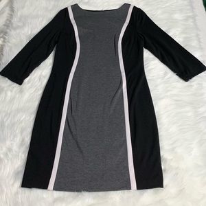 Chaps Dress Color Block Size 10 Petite